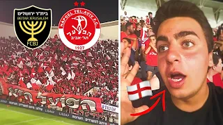 ENGLISH FAN EXPERIENCES CRAZY ATMOSPHERE & ISRAELI ULTRAS at Hapoel Tel Aviv vs Beitar Jerusalem!