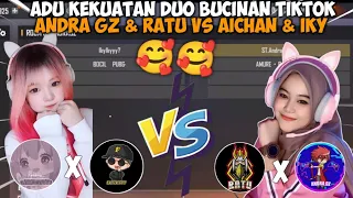 ADU KEKUATAN!! DUO BUCIN ANDRA ST & AMURE RATU VS DUO BUCIN AICHAN & IKY😂