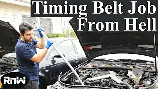 Bi-Turbo Audi Timing Belt Replacement From Hell