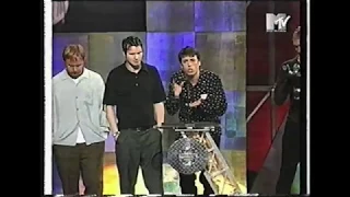 Foo Fighters win 'Best Group Video' at the 1996 MTV VMAs