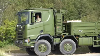 Trucks of the Danish army - SCANIA - MAN - IVECO - TRUCKS