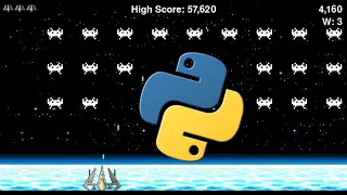 Space Invaders made in pygame  - Python crash course project