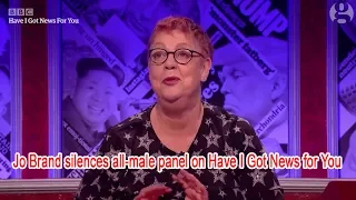 Jo Brand silences all-male panel on Have I Got News for You