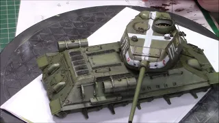 Ryefield 1/35 T34/85 GB build update (4) Painting and weathering (2)