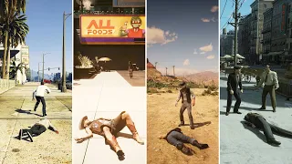 NPCS Reaction to a Dead Body in 11 Open World Games