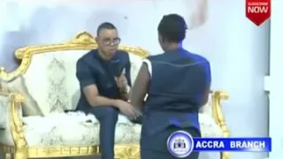 SHOCKING VIDEO: Pastor Angel Obinim sleeps with lady in his Church to give her husband