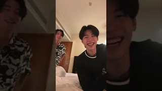 2023.08.11 Prom & Gemini ft. Mark, Fourth,  Satang (ppromxx_) Instagram Live