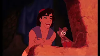 Aladdin and Jasmine at Aladdin's House