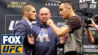 Khabib Numragomedov wants to break Tony Ferguson's arm | @TheBuzzer | UFC ON FOX