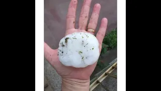 Hailstorm hit Pordenone, Italy ( August 1st, 2021 )