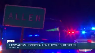 Lawmakers honor fallen Floyd County officers