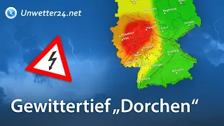 Schwere Gewitter am Donnerstag und gefährliche Lage am Freitag!