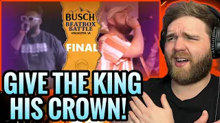 THE FINAL BATTLE! | King Inertia vs Match | Busch Beatbox Battle 2022 (Reaction)