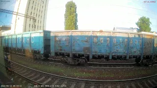 Железная дорога Лиски - Евдаково - Подгорное - Россошь (вид из окна поезда, зап сторона) (ЮВЖД)