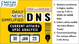 The Hindu Analysis | 30 January, 2023 | Daily Current Affairs | UPSC CSE 2023 | DNS