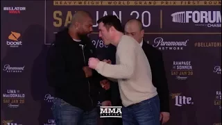 Bellator 192: Rampage Jackson vs. Chael Sonnen Staredown - MMA Fighting