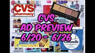CVS AD PREVIEW (6/20 - 6/26) | MAKEUP, CANDY, PAPER PRODUCTS AND MORE!