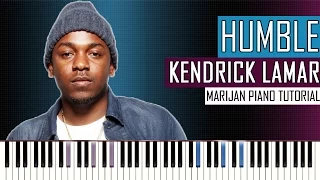 How To Play: Kendrick Lamar - Humble | Piano Tutorial