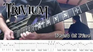 Trivium - Feast Of Fire (Guitar Cover + TABS) | [NEW SONG 2021]