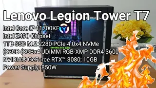 Lenovo Legion Tower I7 Gaming pc in 5000$ unboxing.