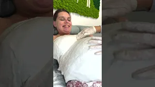 🤰 Belly casting kit pregnant ⏰ 24 de ORE 🤰 MAMA în GHIPS pe BURTICĂ  SARCINĂ la 40 weeks 🖌️
