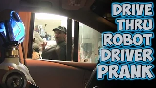 Drive Thru Robot Driver Prank