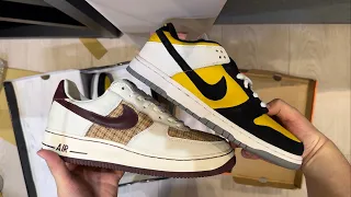 PACKING NIKE DUNK SB “ BIC “ AIR FORCE 1 “ Plaid “ 304292 701 309439 161