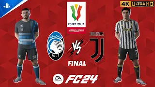 FC 24 - Atalanta vs. Juventus | Coppa Italia Final 2024 | PS5 [4K 60FPS]