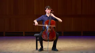 Bach - Cello Suite No. 6 in D Major, Prelude and Allemande, BWV 1012 - Elliot Sloss