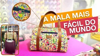 A MALA MAIS FÁCIL DO MUNDO I Aprenda a costurar uma mala de viagem, faça e empreenda no artesanato