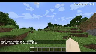 How To Go In Creative Mode In Minecraft Java Edition Demo