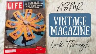 ASMR May 1956 Vintage LIFE Magazine Look-Through (Whispered)