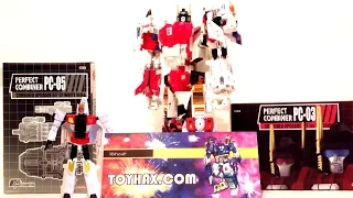 Stop Motion Review 077 - Quickslinger/Reprolabels/PE Addons - Combiner Wars Superion Part 3