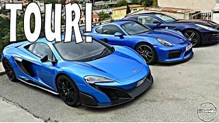 MONACO HOUSE TOUR & SUPERCAR DRIVEWAY!