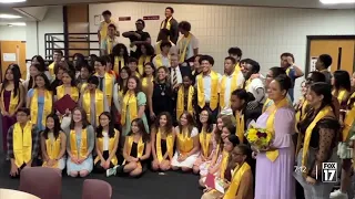 National, international high schoolers celebrate graduation from Calvin program