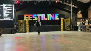 Stumblin' In Line Dance by Esmeralda van de Pol Demo @ 2024 Festiline