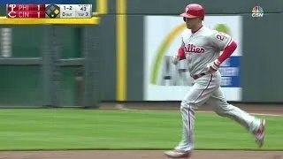 PHI@CIN: Nava crushes his second home run of the game