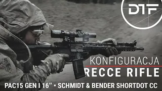 Karabinek PAC15 - RECCE Rifle: Konfiguracja AR15 z lufą 16" od SVRN Arms [AR from Radom]