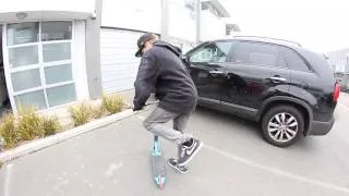 How to Double Tailwhip flat With Isaac Maynard fron UpsideDown Scooters