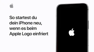 So startest du dein iPhone neu, wenn es beim Apple Logo einfriert | Apple Support