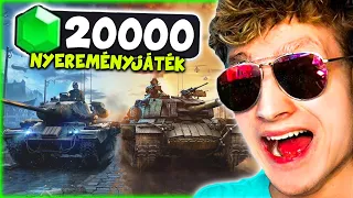 20.000 GEM SORSOLÁS?! 🔴 World of Tanks Veletek!