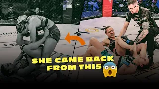 Catch one of the best comebacks in #bravecf81 to see how Monika Kucinic turned things around 👀#mma