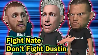 GSP tells Conor to avoid Dustin & fight Nate