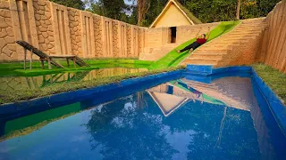 Amazing Girl Built Luxury Underground Private Water Park Villa
