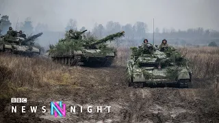 Ukraine crisis: Russia orders troops into rebel-held regions - BBC Newsnight