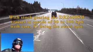 Ride Along on a DRZ400SM (with soundtrack)