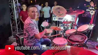 Miquéias Batera tocando com Banda Som e Louvor #drumcam #bateraspelobrasil