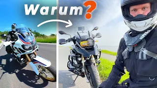 Warum BMW 1250GS statt Honda Africa Twin CRF 1000L oder 1100L