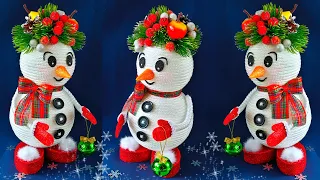 ⛄ СНЕГОВИК своими руками ⛄ Новогодние поделки. Snowman DIY