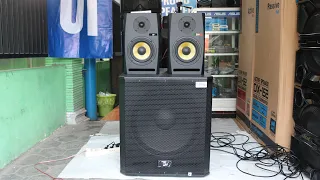 Speaker Karaoke ADG6 Bisa Home RocorDing Subwoofer SoundArt 18inc